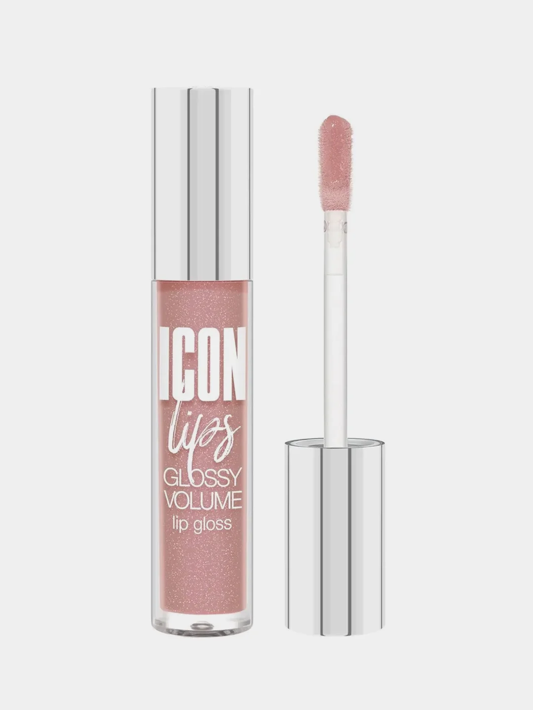 Блеск для губ с эффектом объема LUXVISAGE ICON lips glossy volume, тон 505 Ice Beige, 3,4г