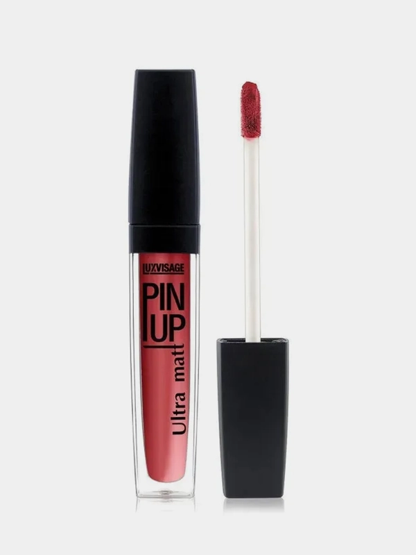 Блеск для губ LUXVISAGE PIN UP Ultra matt, тон 34, Vintage rose, 5 г