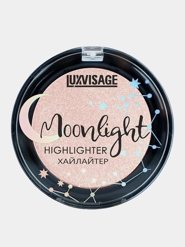 Хайлайтер LUXVISAGE Moonlight, тон 01, Rose Glow, 4 г