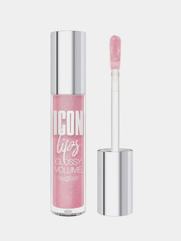 Блеск для губ с эффектом объема LUXVISAGE ICON lips glossy volume, 508 Lilac Pink, 3,4 г
