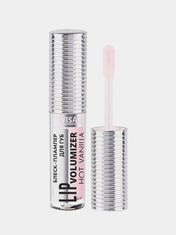 Блеск-плампер для губ LUXVISAGE LIP volumizer hot vanilla, тон 302 Milky Pink, 3 г