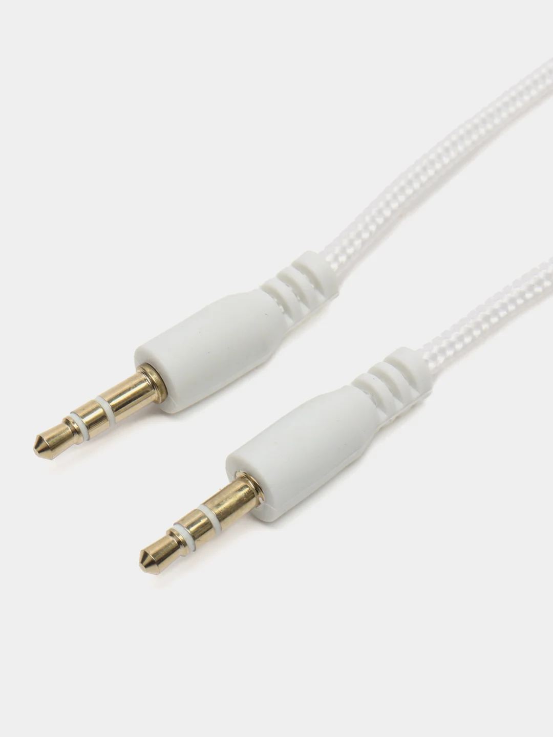 Аудио кабель AUX, jack 3,5 мм, 1 м, тканевый