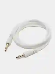 Аудио кабель AUX, jack 3,5 мм, 1 м, тканевый