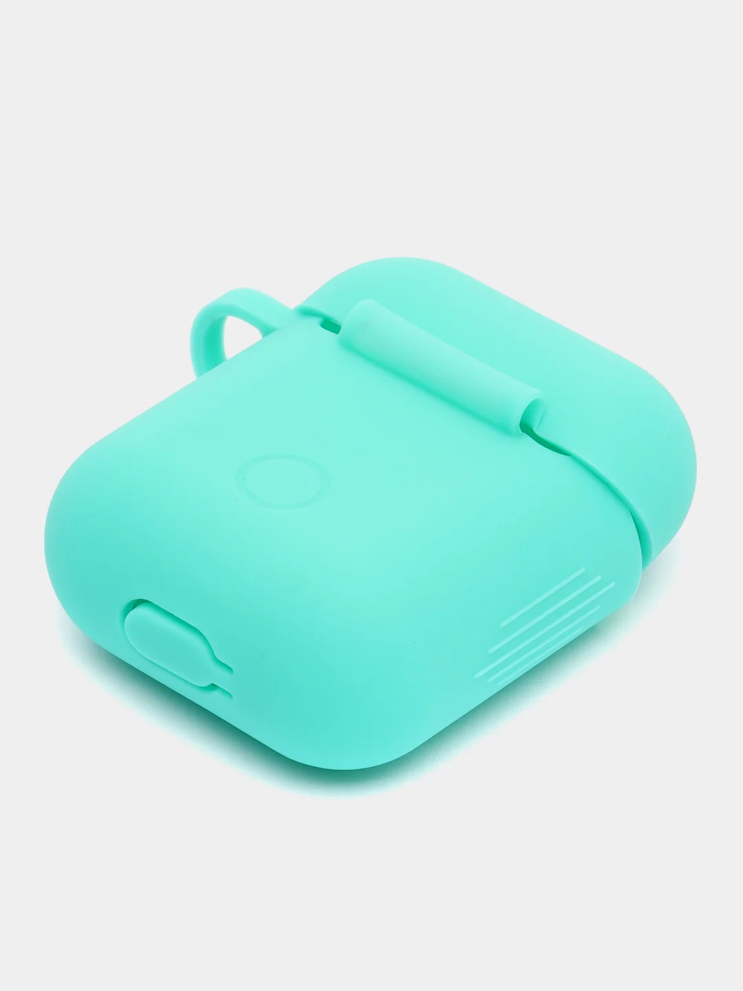 Бирюзовый силиконовый чехол для Airpods 1/2