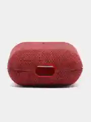Красный чехол для Airpods 1/2, тканевый