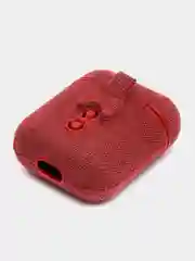 Красный чехол для Airpods 1/2, тканевый