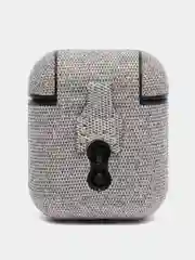 Красный чехол для Airpods 1/2, тканевый