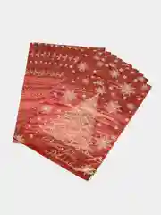 Красный пакеты новогодние, подарочные, по 10 шт