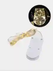 Разноцветный светодиодная гирлянда на батарейках CR2032 "Роса", "Нить", "Нитка", белая, желтая 3 и 5 м