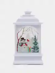 Новогодний фонарик светильник, 1 шт, плоский, 13*7*4 см