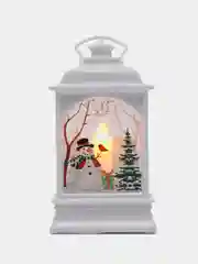 Новогодний фонарик светильник, 1 шт, плоский, 13*7*4 см