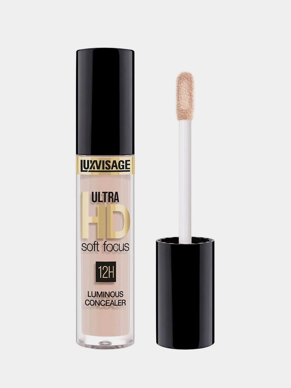 Консилер светоотражающий LUXVISAGE ULTRA HD soft focus, тон 12 Nude, 3,7 г