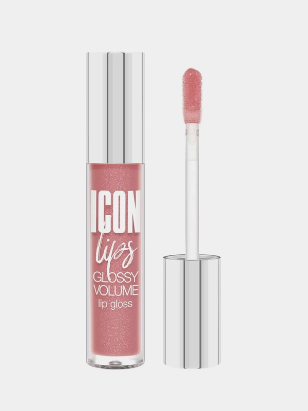 Блеск для губ с эффектом объема LUXVISAGE ICON lips glossy volume, тон 503 Nude Rose, 3,4г