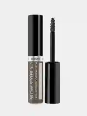 Гель-корректор для бровей с микрофиброй LUXVISAGE BROW STYLER 3 in 1, тон 04 Эспрессо, 6 г