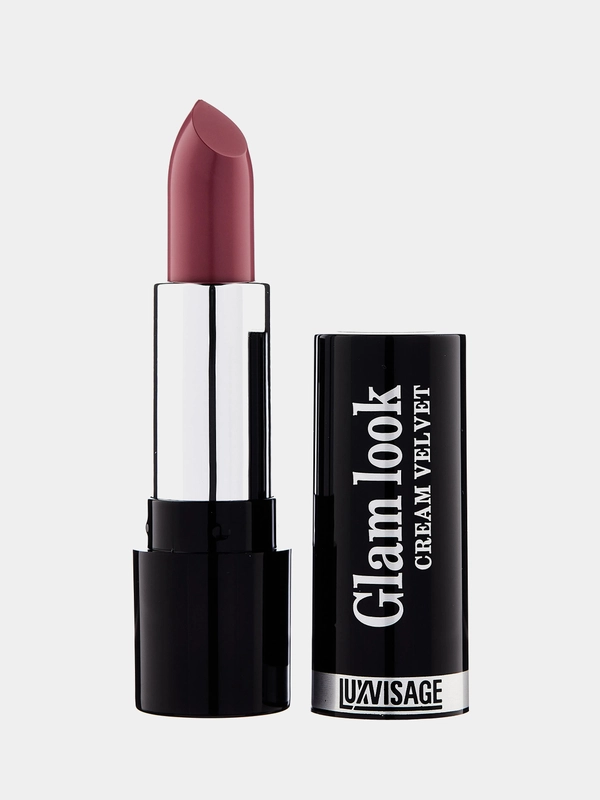 Губная помада LUXVISAGE GLAM LOOK cream velvet, тон 317 Виноградный сок, 4 г