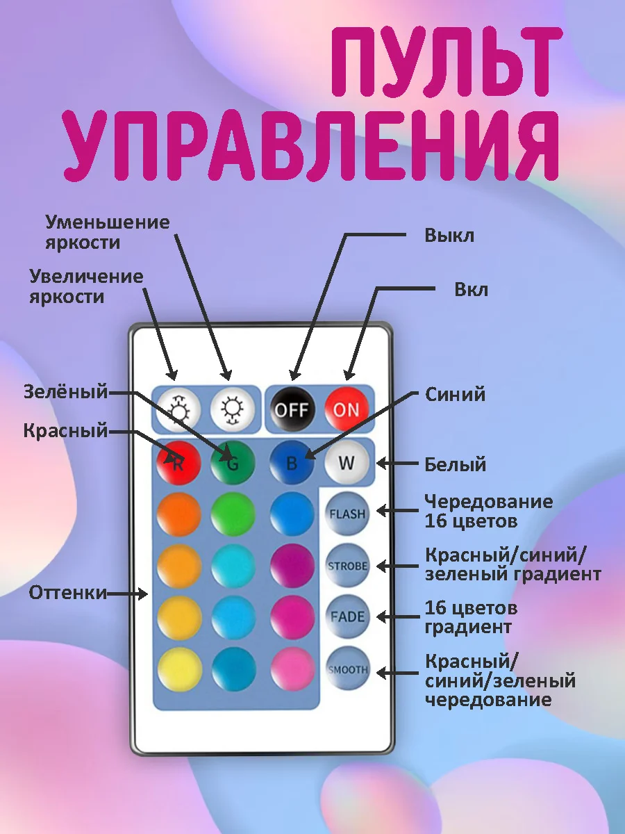 Ночник 3D Новогодний с часами Снежинка