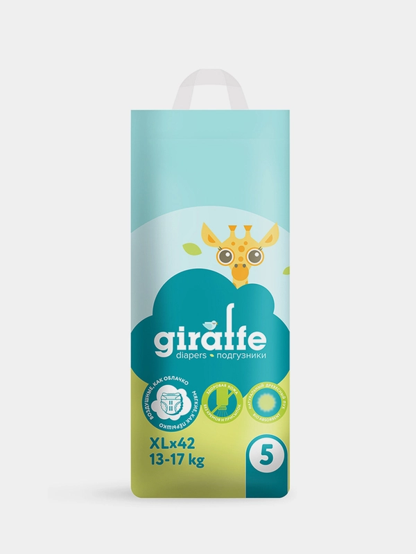 Подгузники Lovular GIRAFFE XL, 13-18 кг, 42 шт