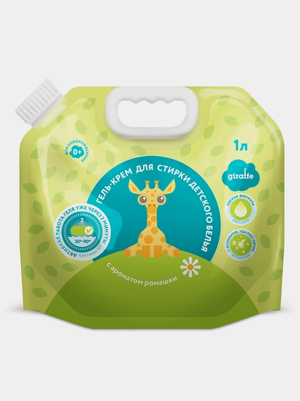 Гель-крем для стирки Lovular GIRAFFE, 1л