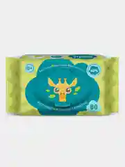 Влажные салфетки Lovular GIRAFFE, 80 штук