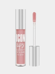 Блеск для губ LUXVISAGE ICON lips glossy volume, тон 504 Dusty Rose, 3,4 г