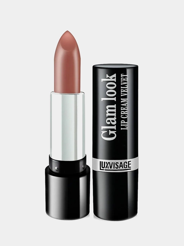 Губная помада LUXVISAGE GLAM LOOK cream velvet, тон 302, Молочный шоколад