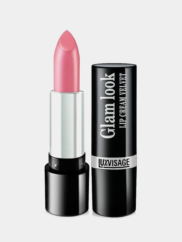 Губная помада LUXVISAGE GLAM LOOK cream velvet, тон 307, Клеверный нектар