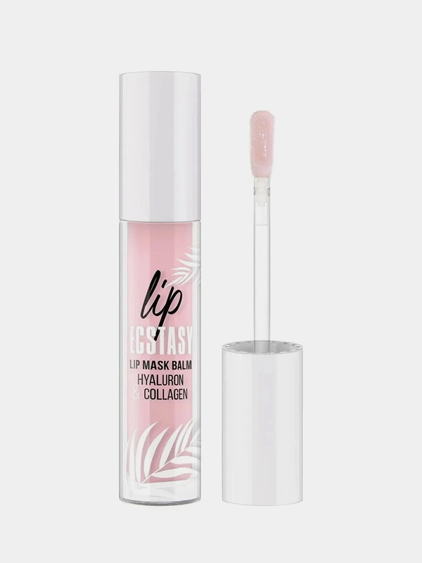 Маска-бальзам для губ LUXVISAGE LIP ECSTASY hyaluron & collagen, тон 601, Rose