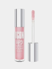 Блеск для губ с эффектом объема LUXVISAGE ICON lips glossy volume, тон 509, Powder Rose