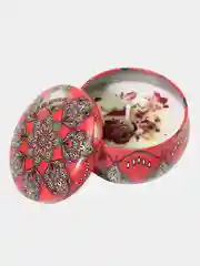 Оранжевый свеча ароматическая в металлической банке