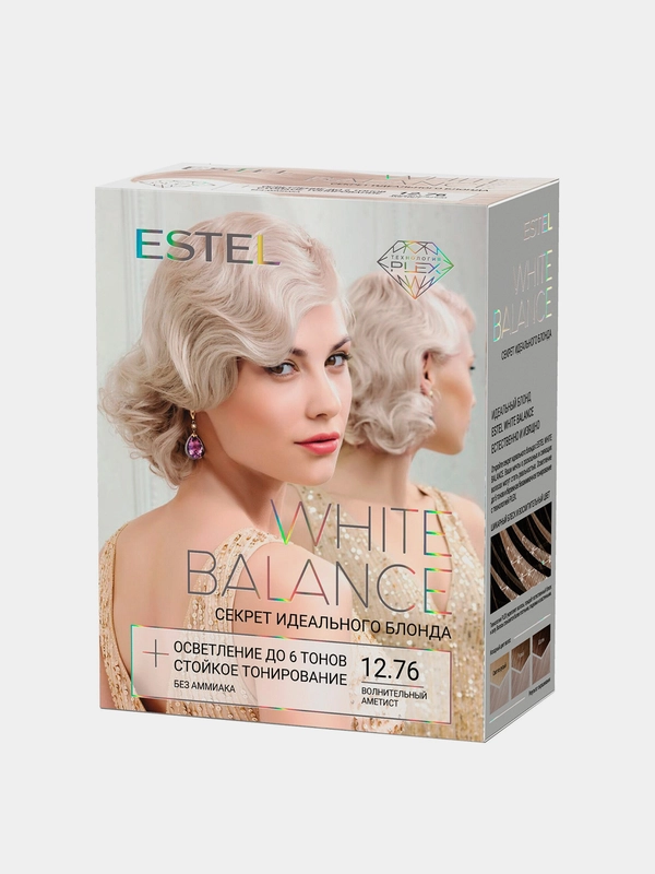 Набор ESTEL WHITE BALANCE Секрет идеального блонда, тон 12.76, Аметист, 350 мл