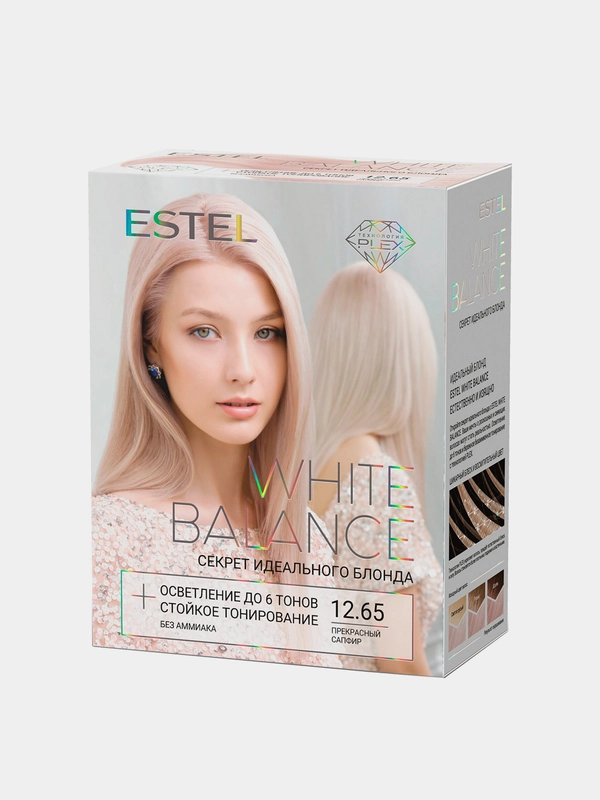 Набор ESTEL WHITE BALANCE Секрет идеального блонда, тон 12.65, Прекрасный сапфир, 350 мл