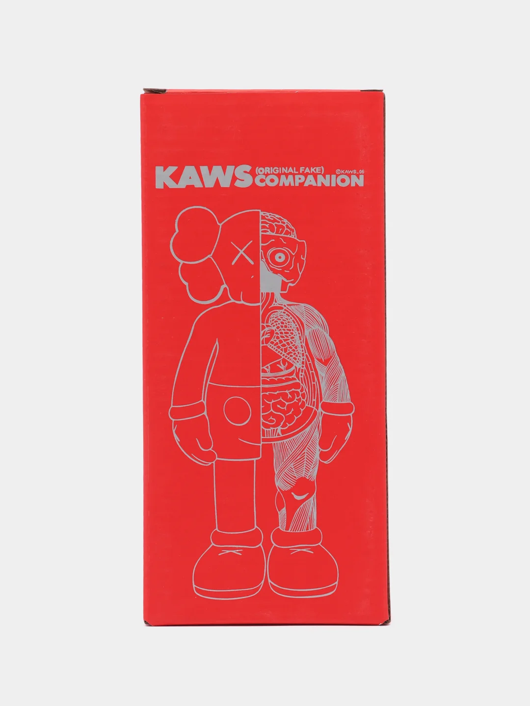 Красный коллекционная фигурка Kaws Anatomy, 20 см
