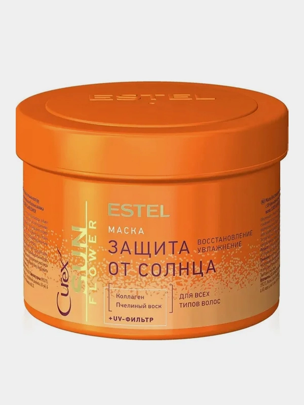 Маска-защита от солнца CUREX SUNFLOWER CRS500/M2, унисекс, для всех типов волос, 500 мл
