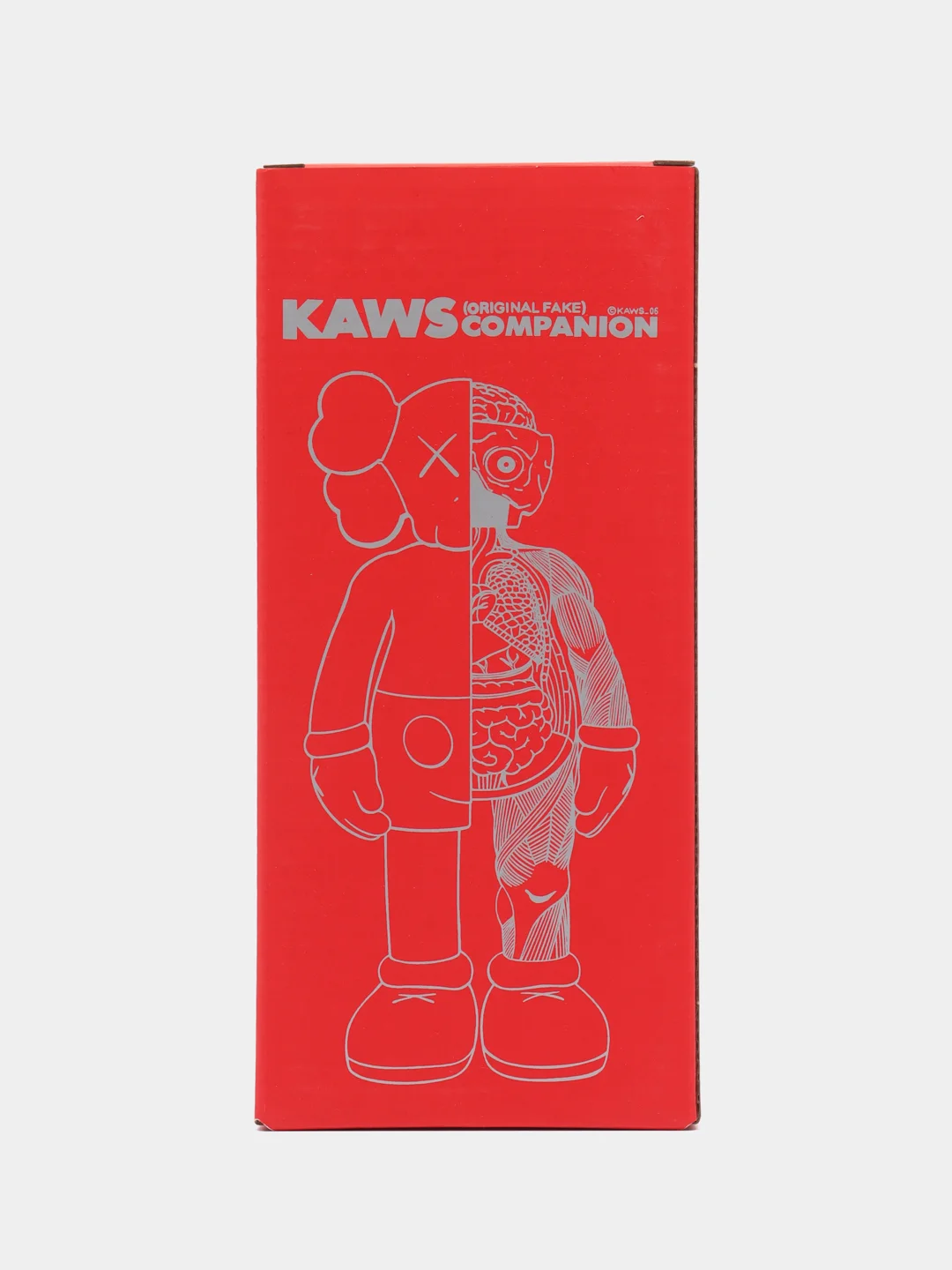 Серый коллекционная фигурка Kaws Anatomy, 20 см