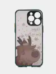 Зеленый чехол для iPhone 11, 12, 13, 14, 15, Pro Max, Plus, с принтом, с защитой камеры