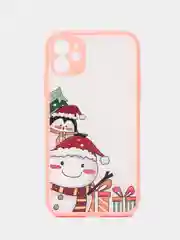 Розовый чехол для iPhone 11, 12, 13, 14, 15, Pro Max, Plus, с принтом, с защитой камеры