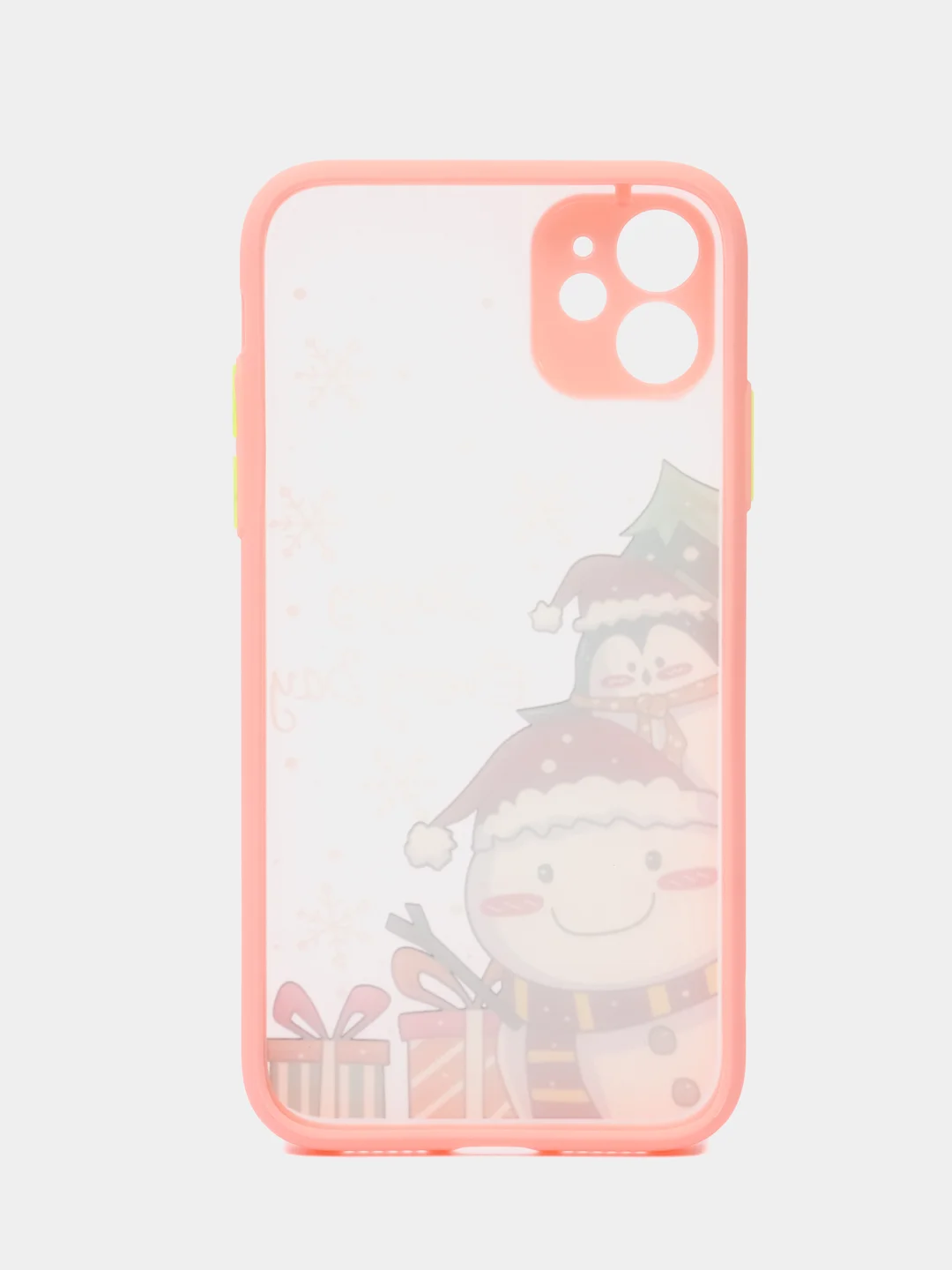 Розовый чехол для iPhone 11, 12, 13, 14, 15, Pro Max, Plus, с принтом, с защитой камеры