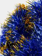 Синий мишура новогодняя, 200 см