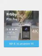 Белый портативный проектор Frbby P20 Pro, с Wi Fi, Bluetooth, 1920 х 1080