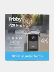 Белый портативный проектор Frbby P20 Pro, с Wi Fi, Bluetooth, 1920 х 1080