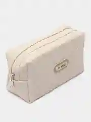 Белый косметичка женская для аксессуаров