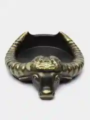 Черный кашпо "Рога Буйвола"