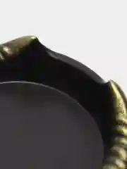 Черный кашпо "Рога Буйвола"