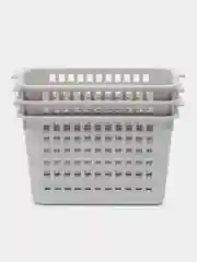 Мятный корзины для хранения, пластик, комплект, 3 шт, 210 х 146 х 113 мм