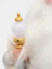 Алый музыкальный Дед Мороз, музыкальная Снегурочка, игрушка под ёлку, новогодние игрушки