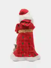 Красный музыкальный Дед Мороз, музыкальная Снегурочка, игрушка под ёлку, новогодние игрушки