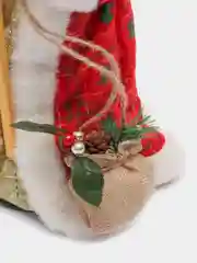 Красный музыкальный Дед Мороз, музыкальная Снегурочка, игрушка под ёлку, новогодние игрушки