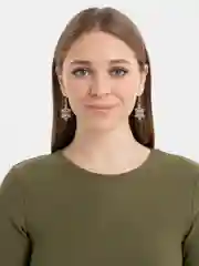 Прозрачный серьги подвески "Снежинки" подарок девочке/девушке/бабушке/маме/дочери/новый год/праздник