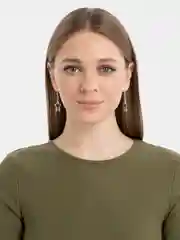 Серебряный серьги подвески "Звездочки"