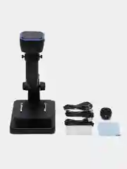 Цифровой микроскоп МИКМЕД Wi-Fi 2000x 5,0 с набором готовых микропрепаратов